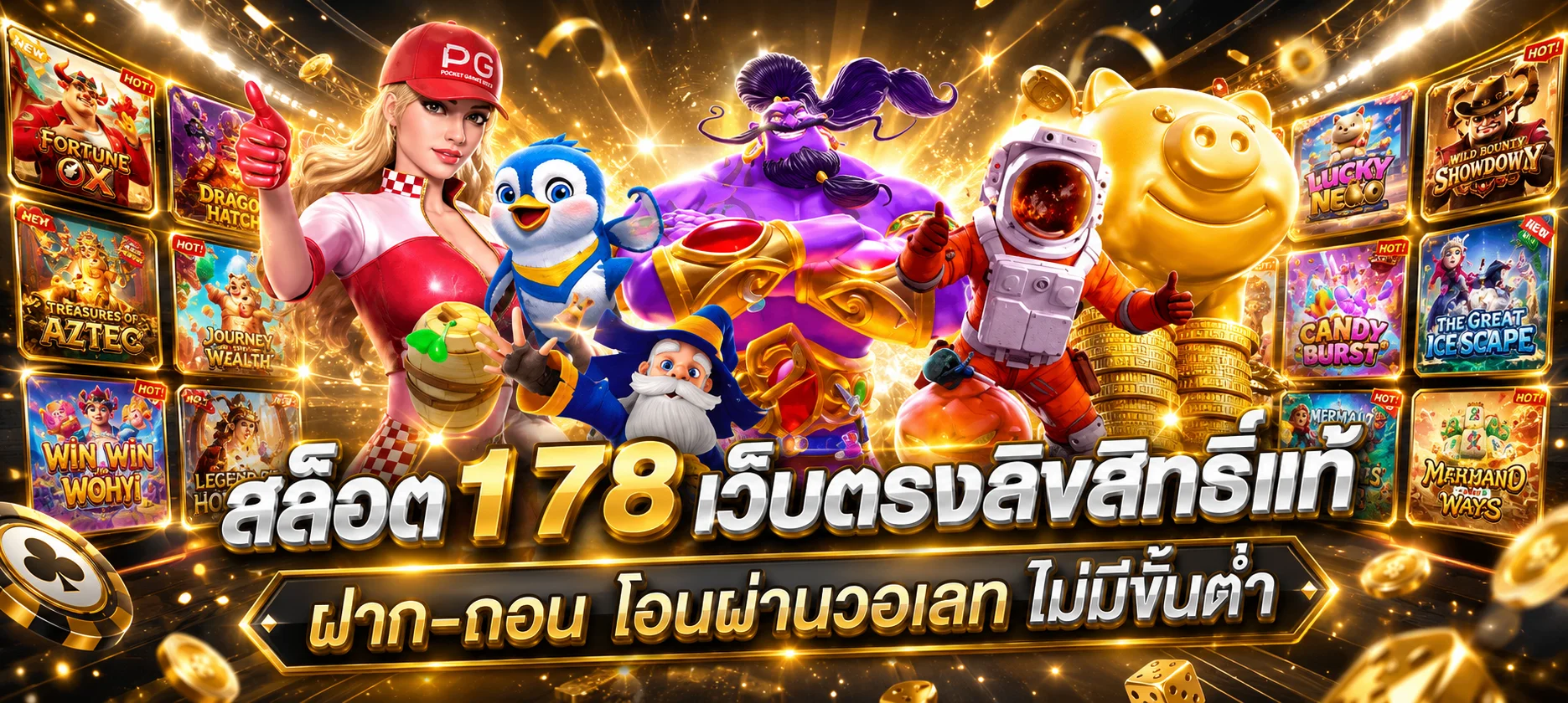 หน้ารวมค่ายสล็อตเว็บตรง PG Pragmatic Jili บน SIAM188